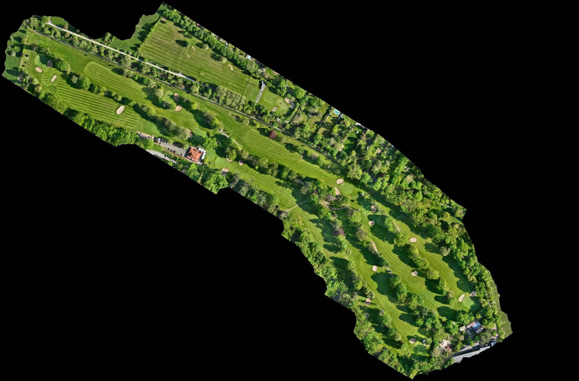 3D Modell 18-Loch Golfanlage