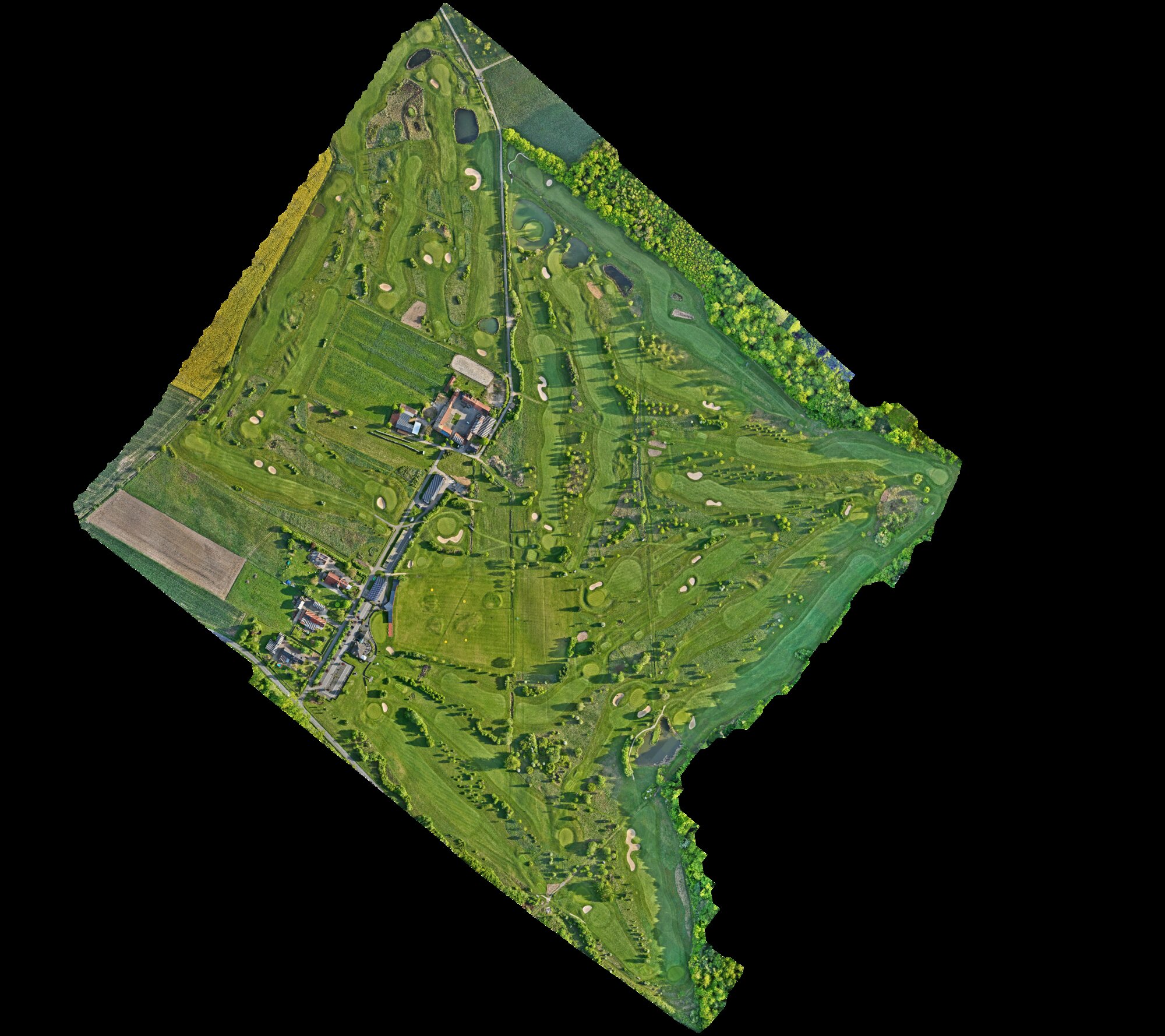 Golfplatz Luftaufnahme